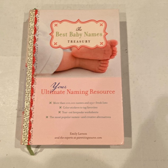 “The Best Baby Names Treasury,” stiff Softcover - Picture 1 of 2